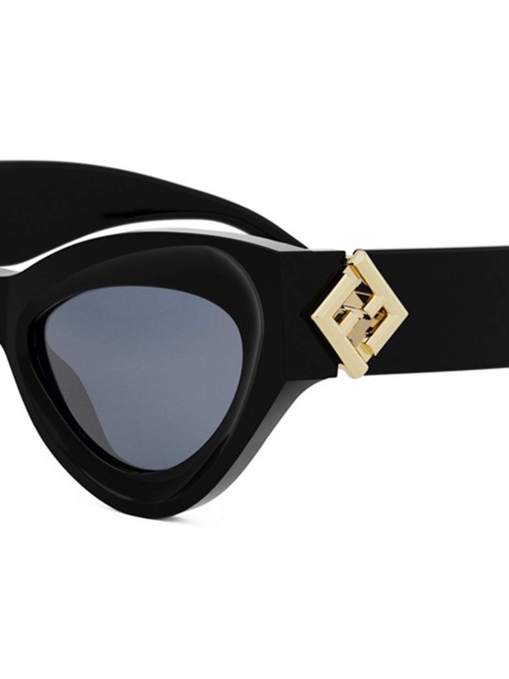 Fendi FF Diamonds sunglasses Gold FF - Picture 2 of 5